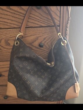 Louis Vuitton Berri PM Monogram Canvas Brown Hobo Bag